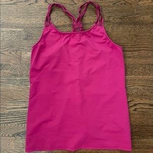 Fabletics Womens Workout Tank - Pink - Medium